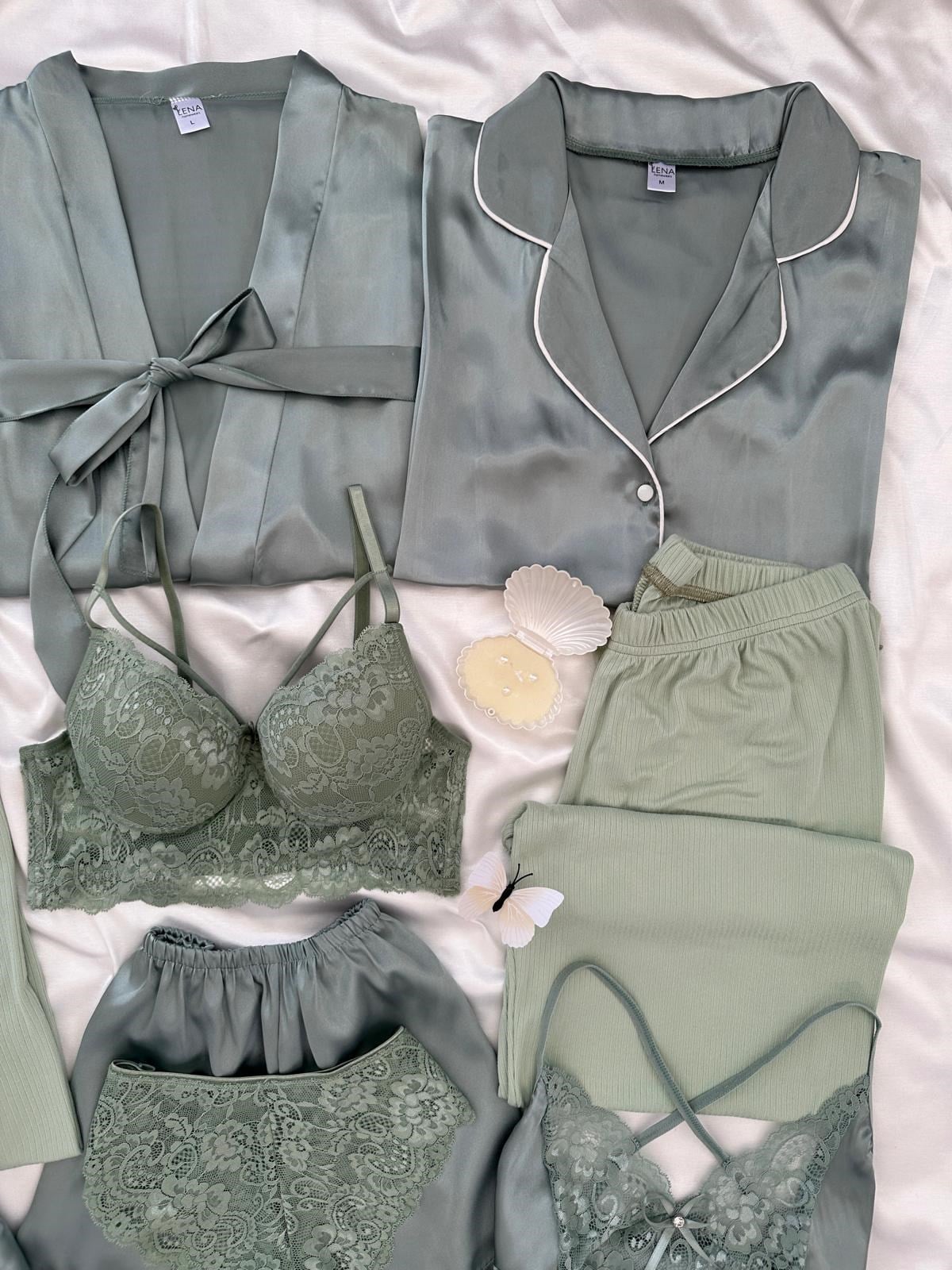 Ultra Premium Luxury Nightwear & Bra Panty Set