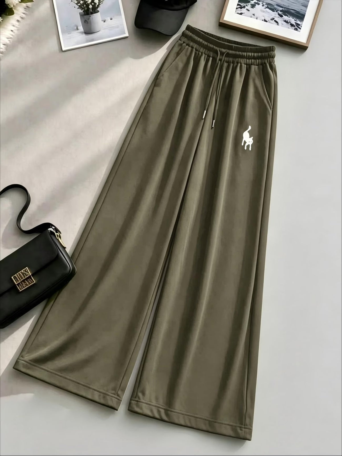 Women's Color Block Half-Zip Collar Top & Jogger Pants Casual 2-Piece Co-Ord Set