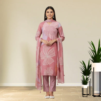 Women's Pack of 3 Pure Cotton Kurtis with Pant & Dupatta|C-09