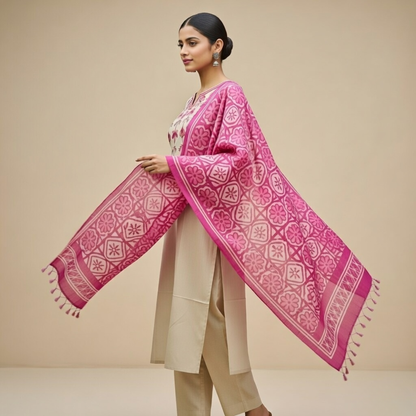 Women's Pack of 3 Pure Cotton Kurtas Pant Set without Dupatta |C-020