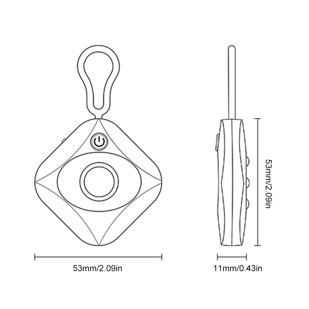 Hidden Camera Detector With Keychain.(Pack of 2)