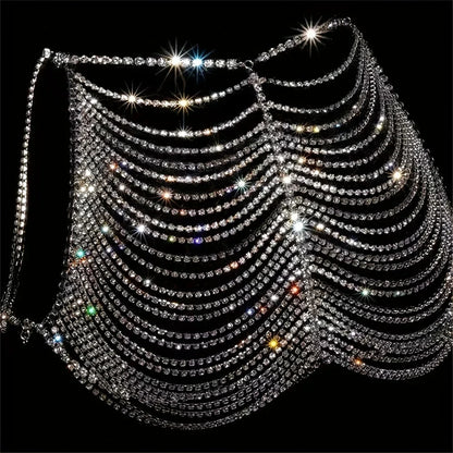 Rhinestone Back Chain