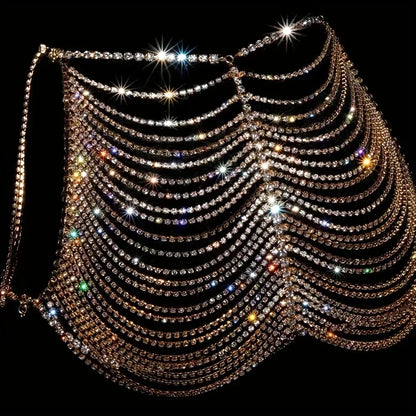 Rhinestone Back Chain