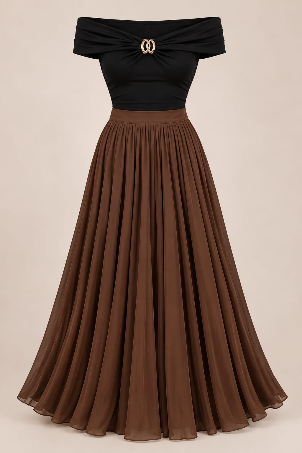 Pleated Skirt Co-Ord Set