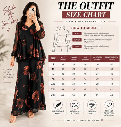 Floral Peplum Co-Ord Set for Women