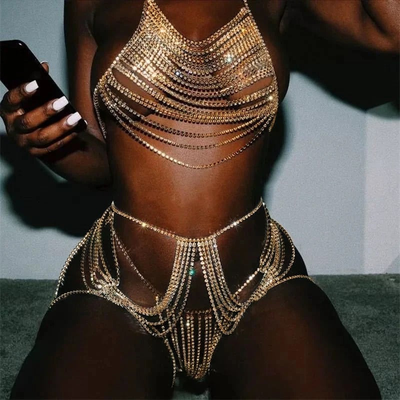 Yasmin - Strass Lingerie Set