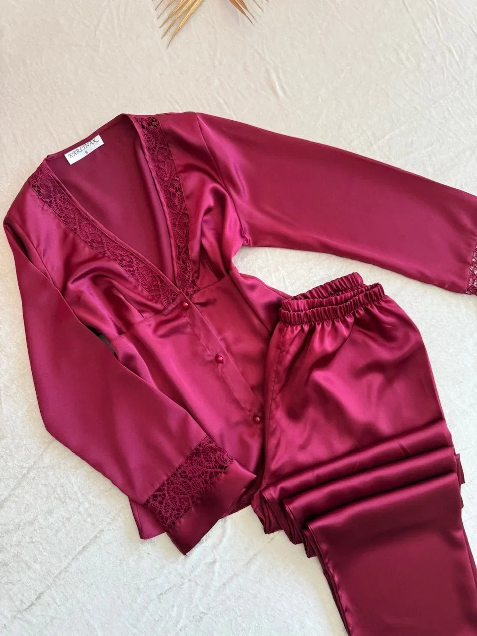 Luxe Satin Lace Nightwear Set for Women – Soft & Elegant Sleepwear