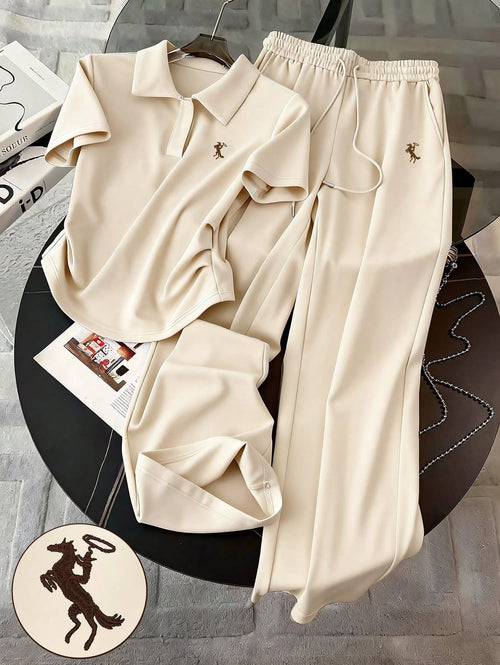 Women’s Elegant Comfort Co-Ord Set [Light Beige]