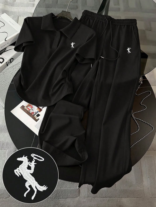Women’s Elegant Comfort Co-Ord Set [All Black]