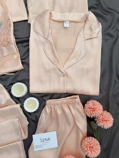 Love Night Suit & Bra Penty Set Combo for Women's
