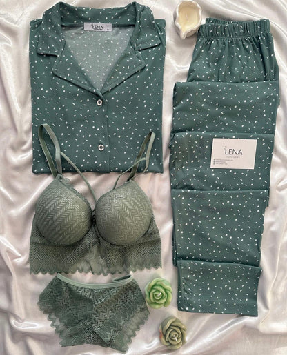Zanivah Everyday Comfort Nightwear & Lingerie Set