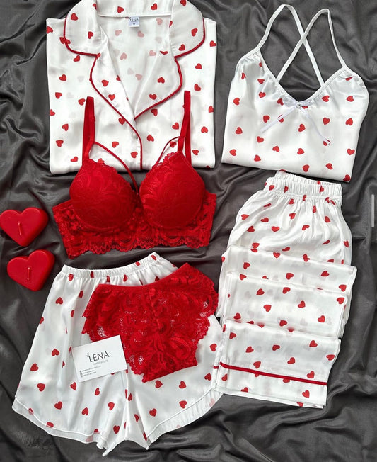 Zanivah Premium Lac Bra Panty Set & Nightwear