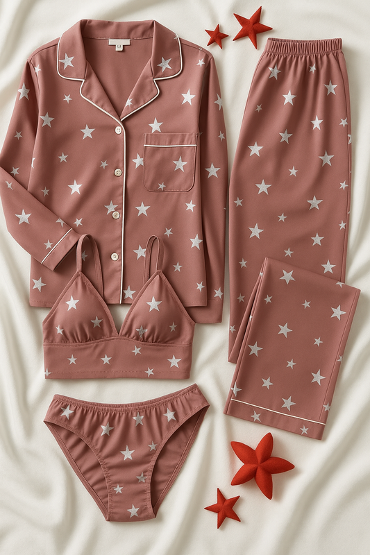 Women's Premium Nightwear and Inner Set